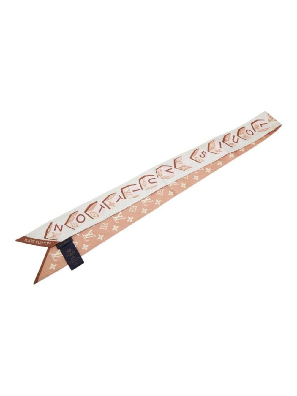 Louis Vuitton Bandeau BB Lucky LV Scarf Pink Multicolor Silk